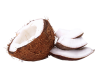 coconut pieces coconut pieces